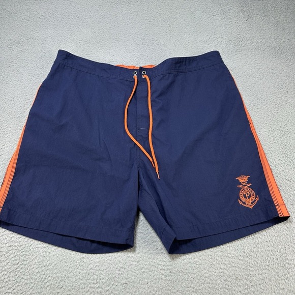 Polo Ralph Lauren Mens Board Shorts XXL Marine Supply Company Anchor Active Swim - Picture 1 of 13